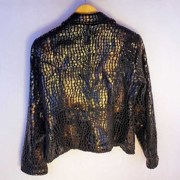 $1815 Black Blazer Jacket - Essentials by Milano - Picture 2 of 2